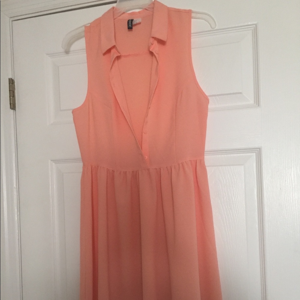 Pinky peach dress