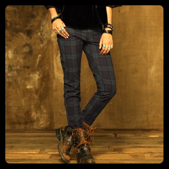 ralph lauren tartan trousers