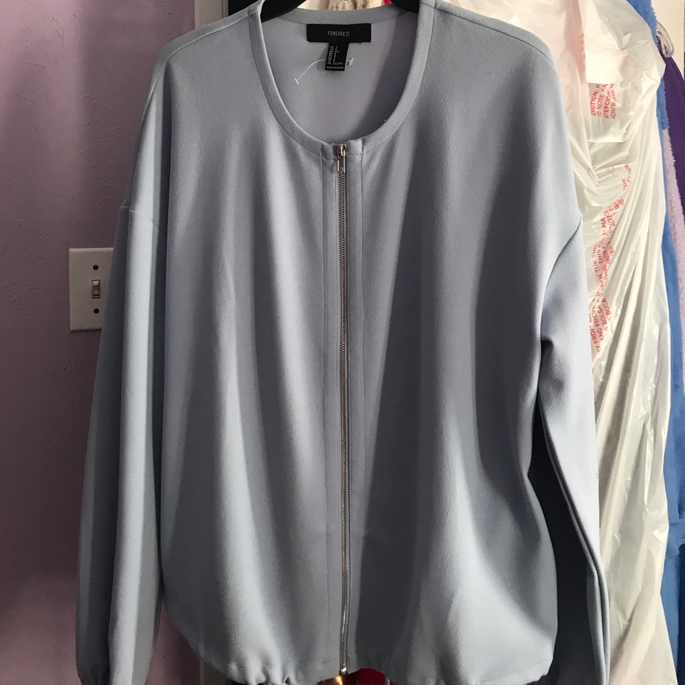 Forever 21 baby blue sweater