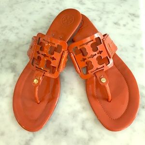 Orange Tory Burch Sandals
