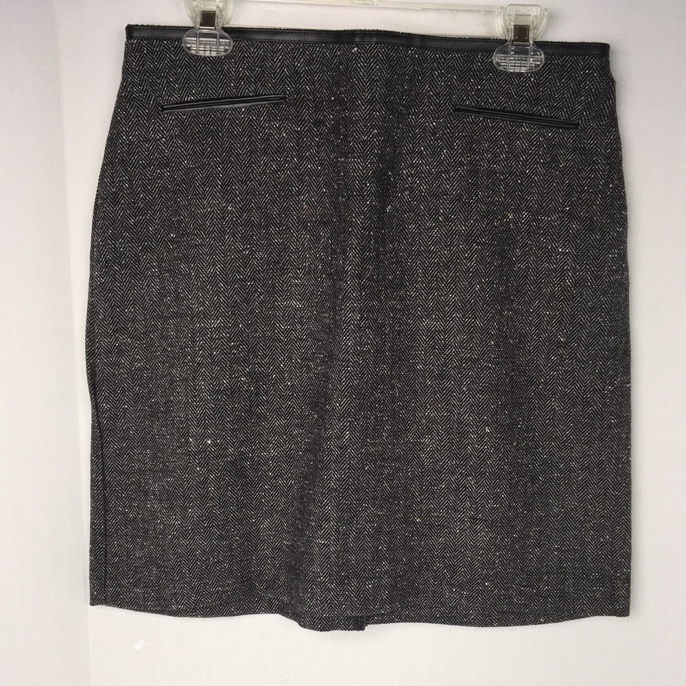 Merona Pencil Skirt w/ Faux Leather