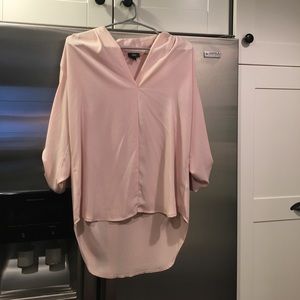 Pink chiffon blouse