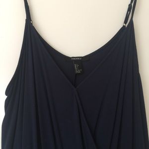 Navy blue romper