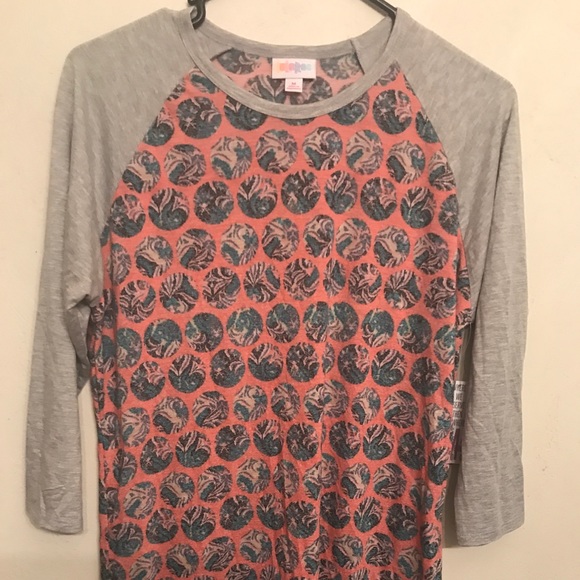 Lularoe Randy Medium - Coral Dot - Cute for Spring - Picture 1 of 6