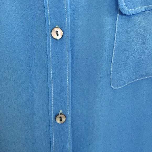 ✨Gypsy 05 sheer button up silk top✨ - Picture 4 of 8