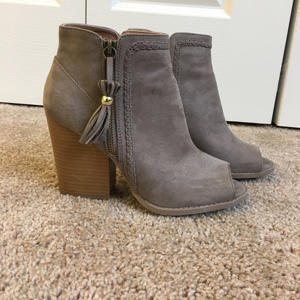 Open Toe Booties