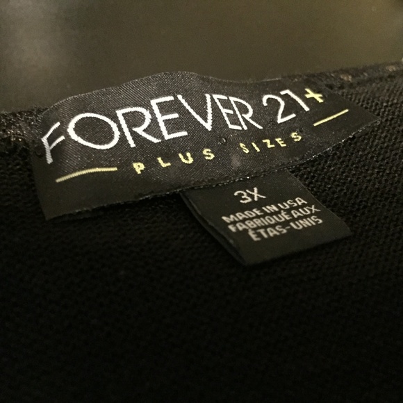 Dressy Black Tunic Gold Polka Dots Sheer Back HiLo - Picture 4 of 4