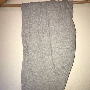 Grey Cropped Leggings