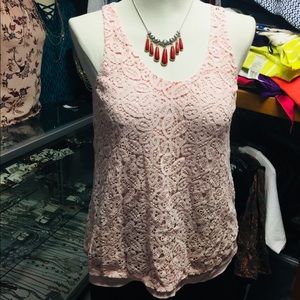 Pink Gap Top