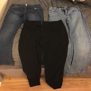 3 pairs of pants! Size 12
