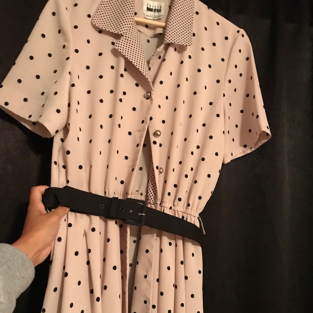 Vintage poka dot dress
