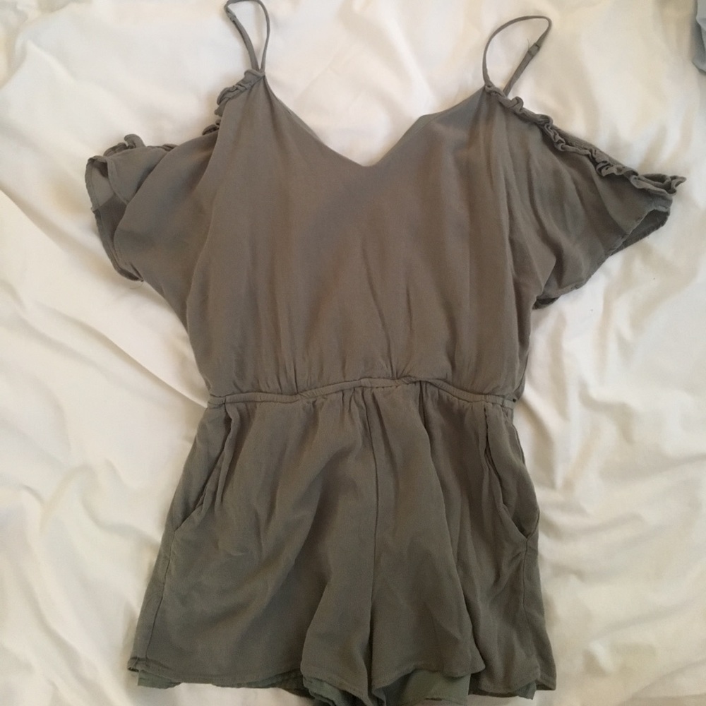 Army Green Romper