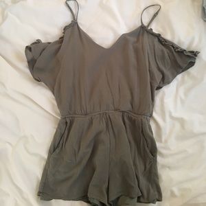 Army Green Romper