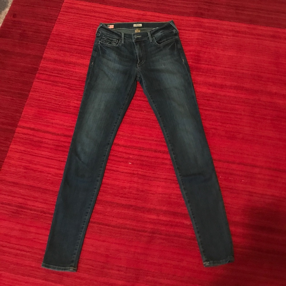 Halle mid rise super skinny jeans