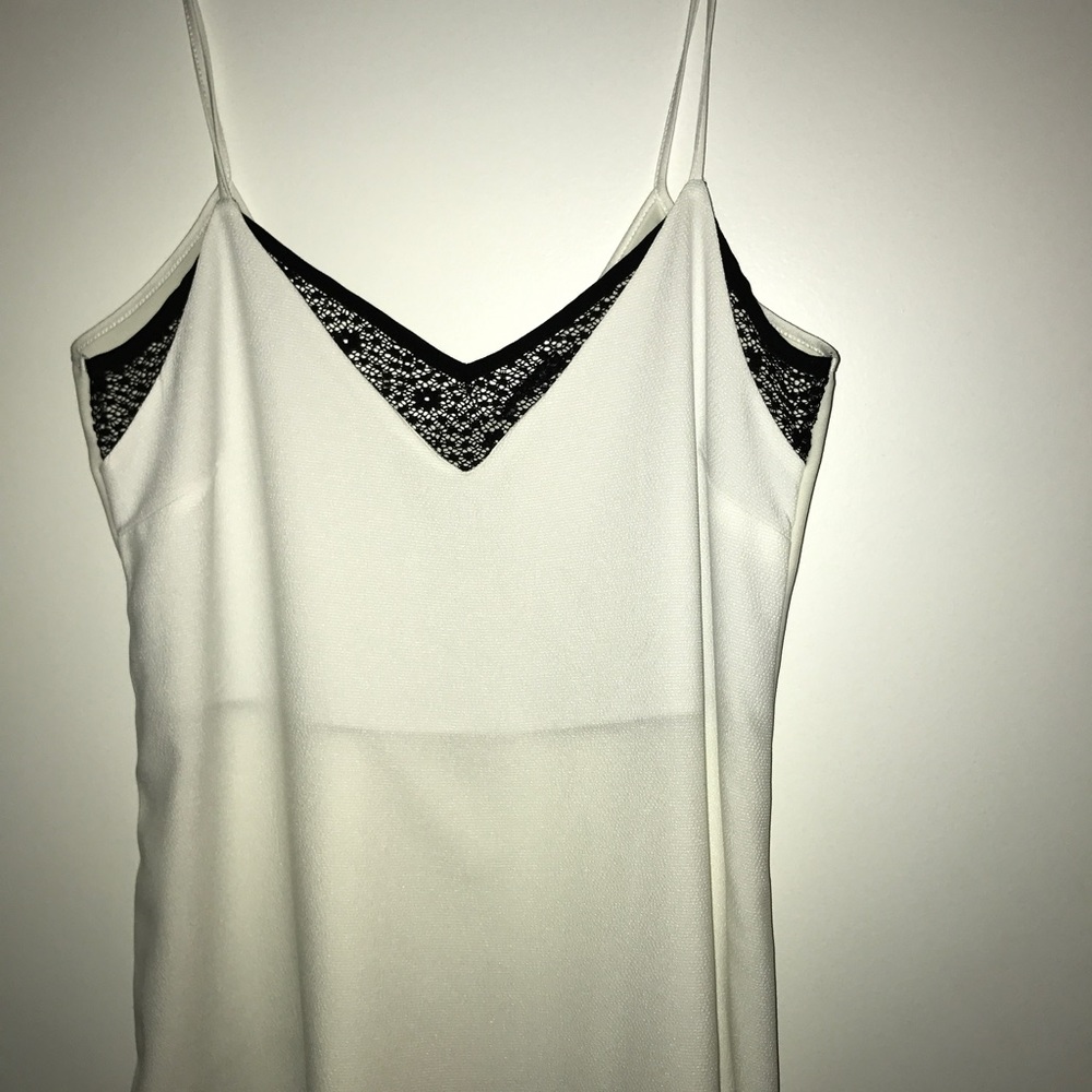 New with tags on Zara white tank with lace detail