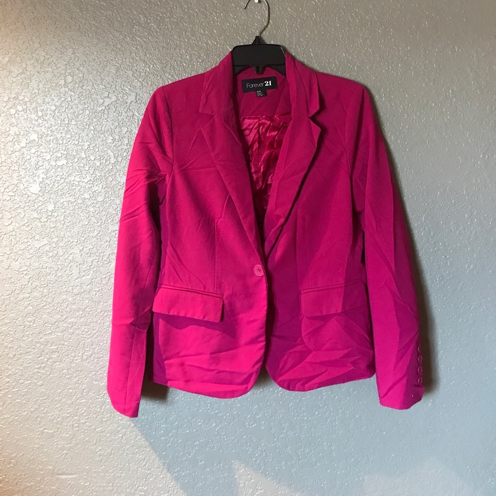 Forever 21 fuchsia blazer