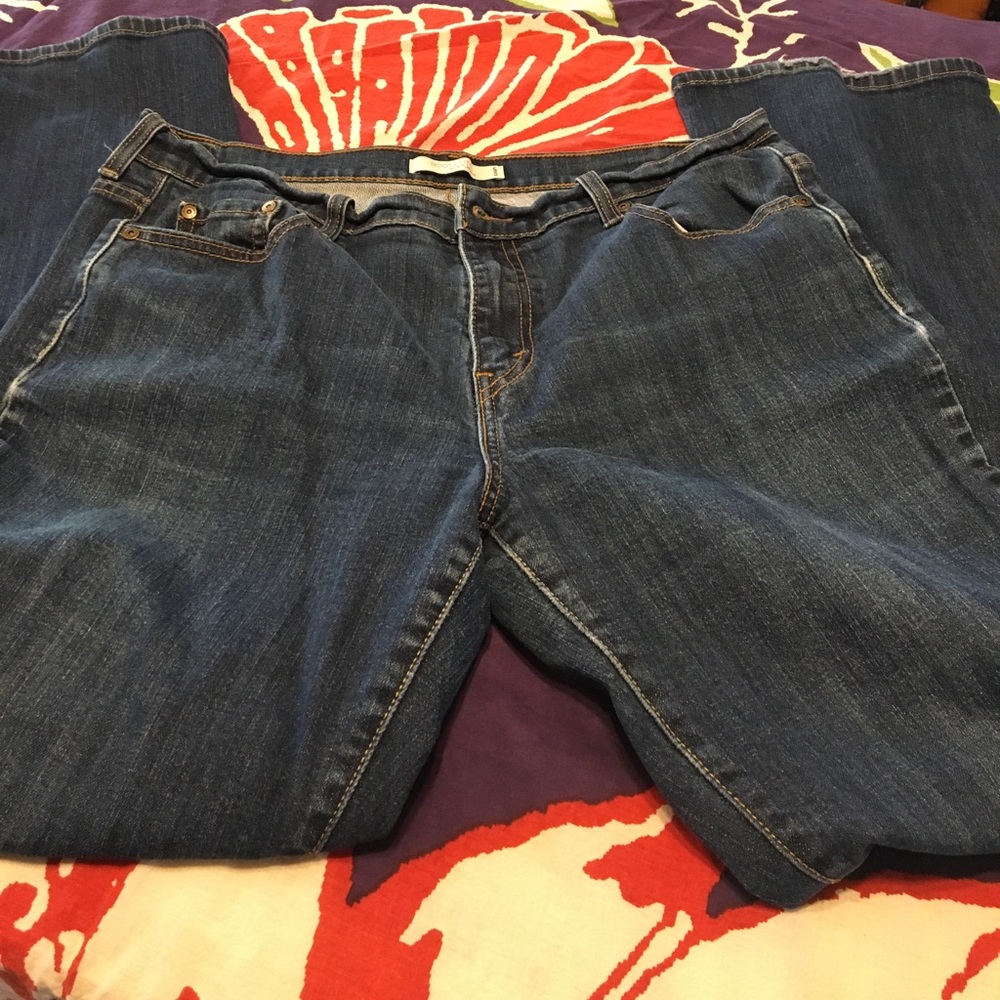 Levi's boot cut 515 jeans blue jeans size 14 long