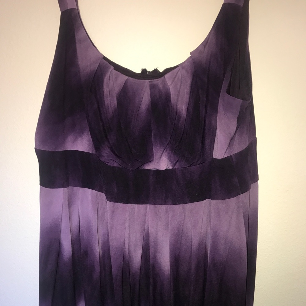 Purple Silky Dress