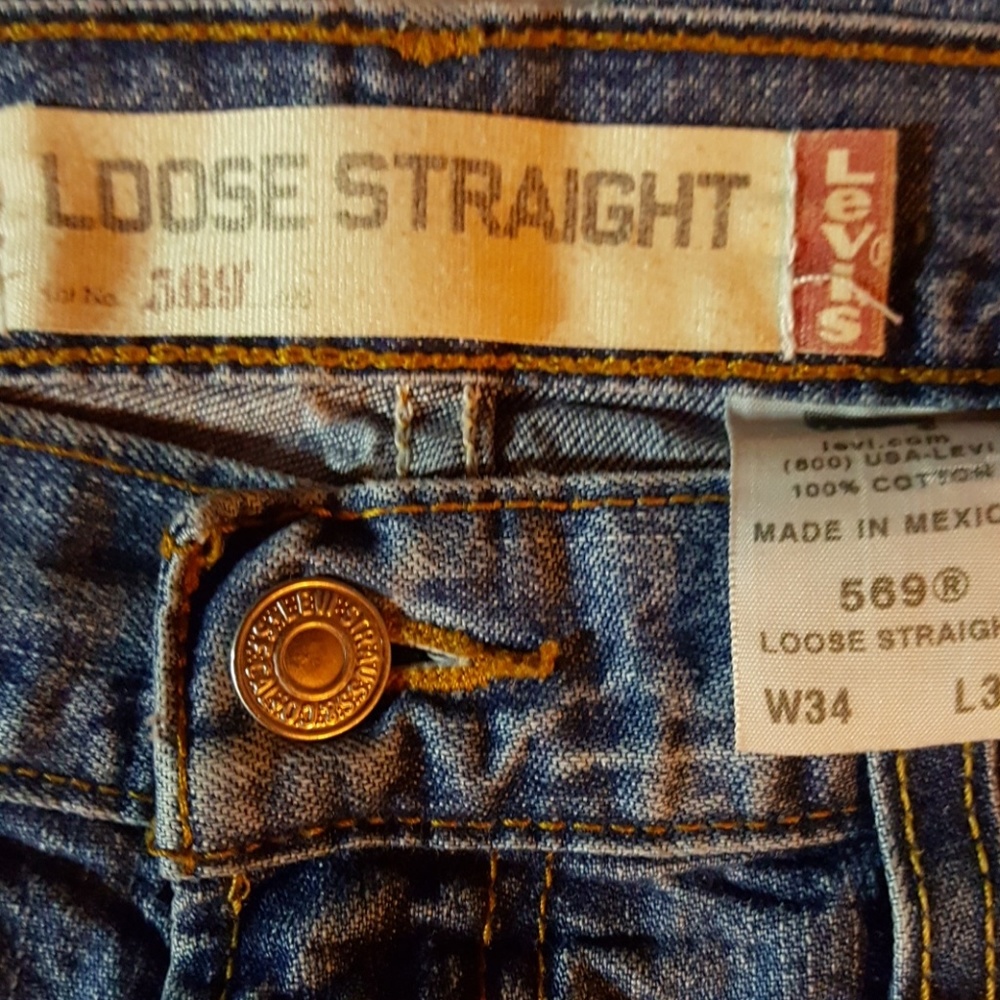 LEVI STRAUSS 569 LOOSE STRAIGHT JEANS