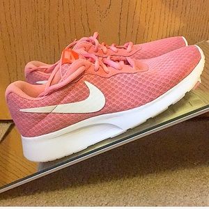 Pink Nike Tanjun sneakers