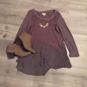 Anthropologie Three Quarter Sweater