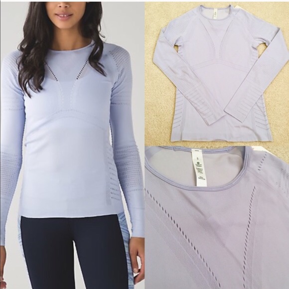lululemon athletica Tops - NWT Light Speed LS in cool breeze