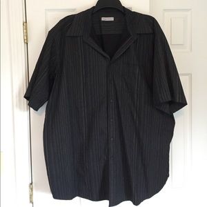 Pin stripe collared shirt