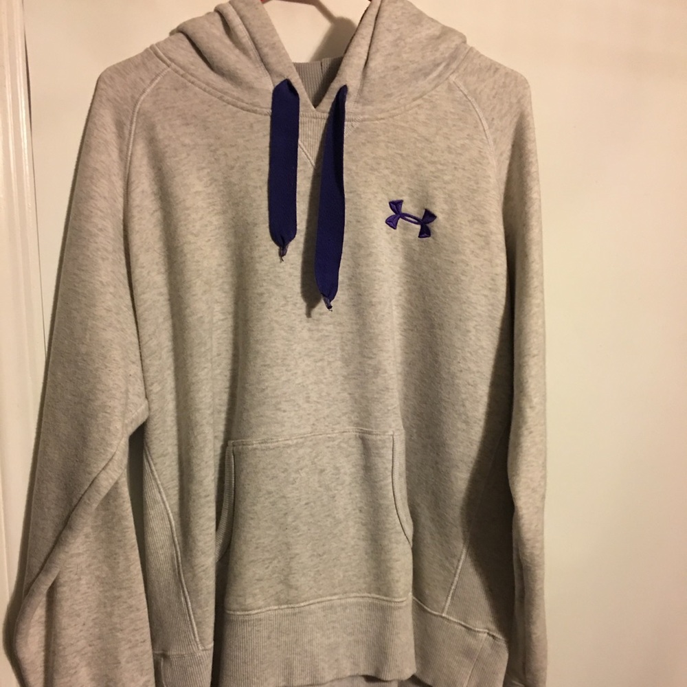 XL Heather White/grey sweatshirt