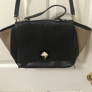 Kate Spade Satchel/Cross body black leather bag