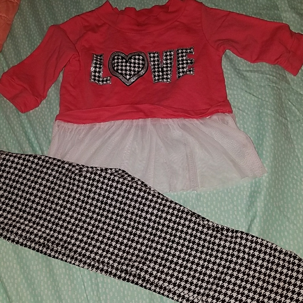 Girls cute matching set