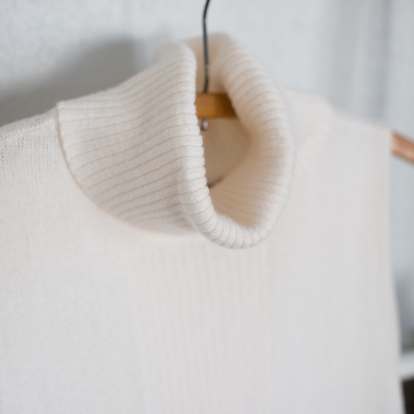 White House Black Market Turtleneck Tabard Sweater - Picture 2 of 6