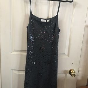 Ladies sequined knit dress Ladies sequined knit dress