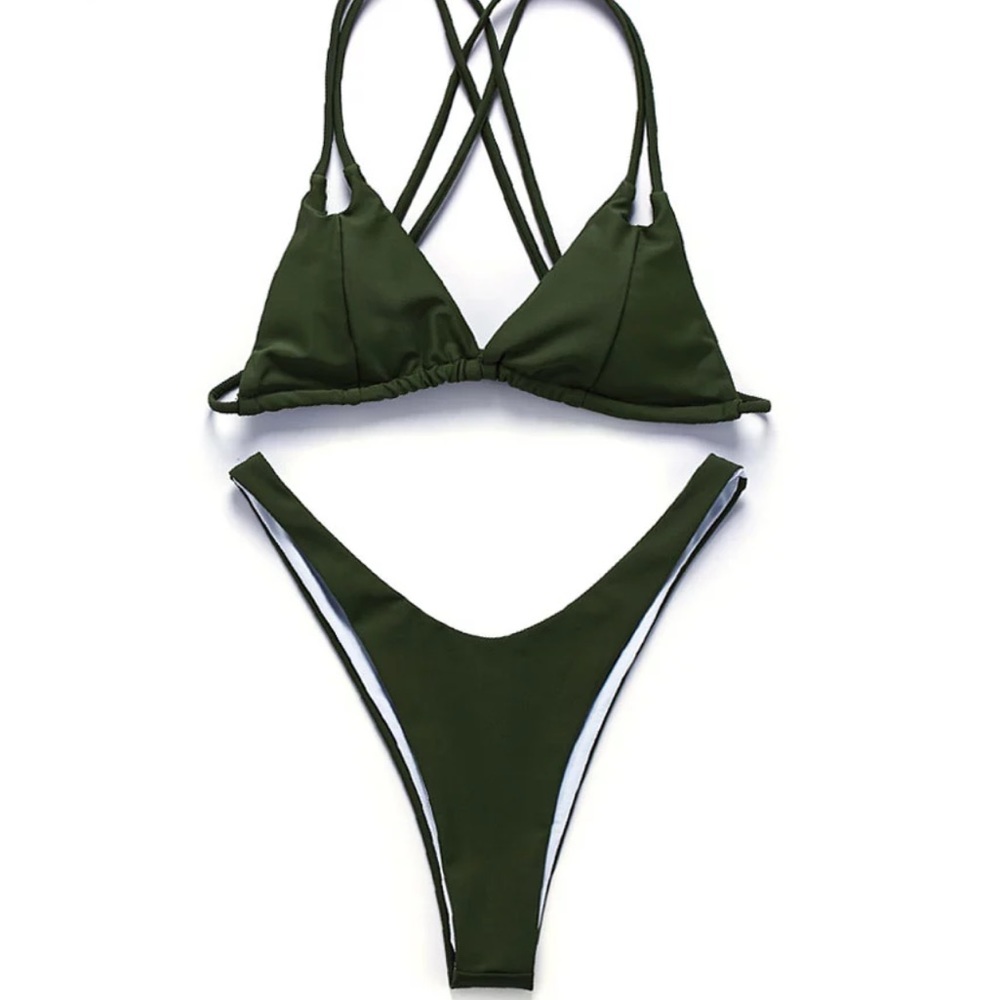 Olive Green Bikini (2pc)