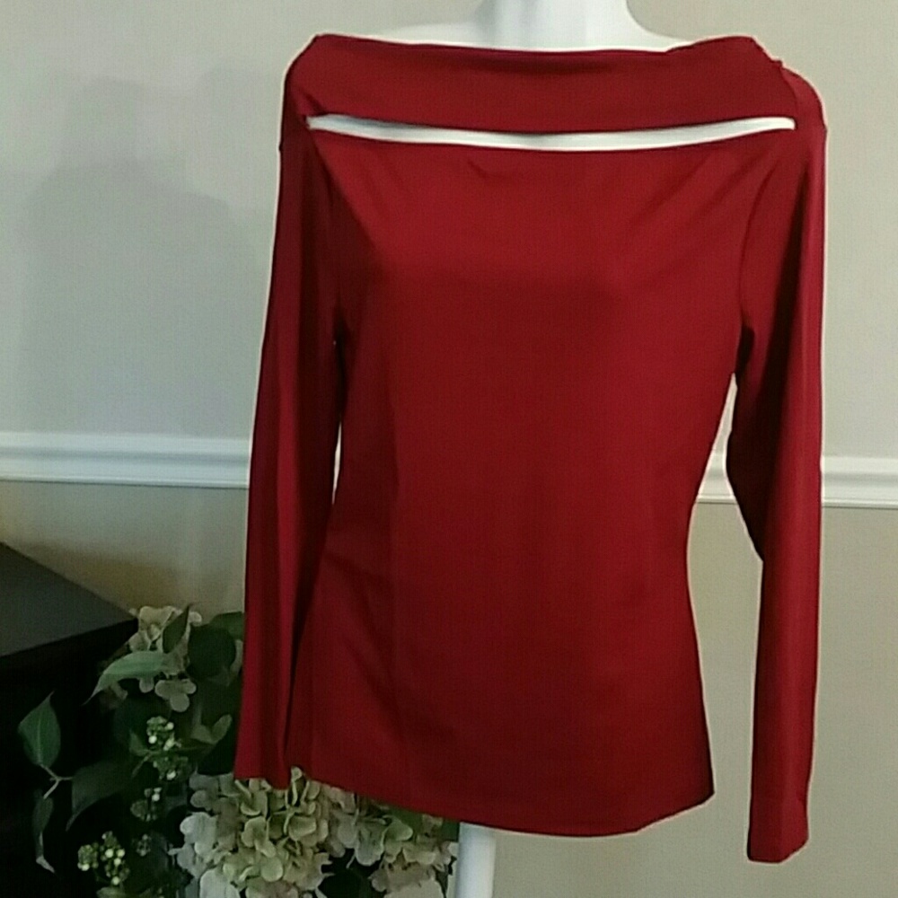 NWT Burgundy Sexy Top