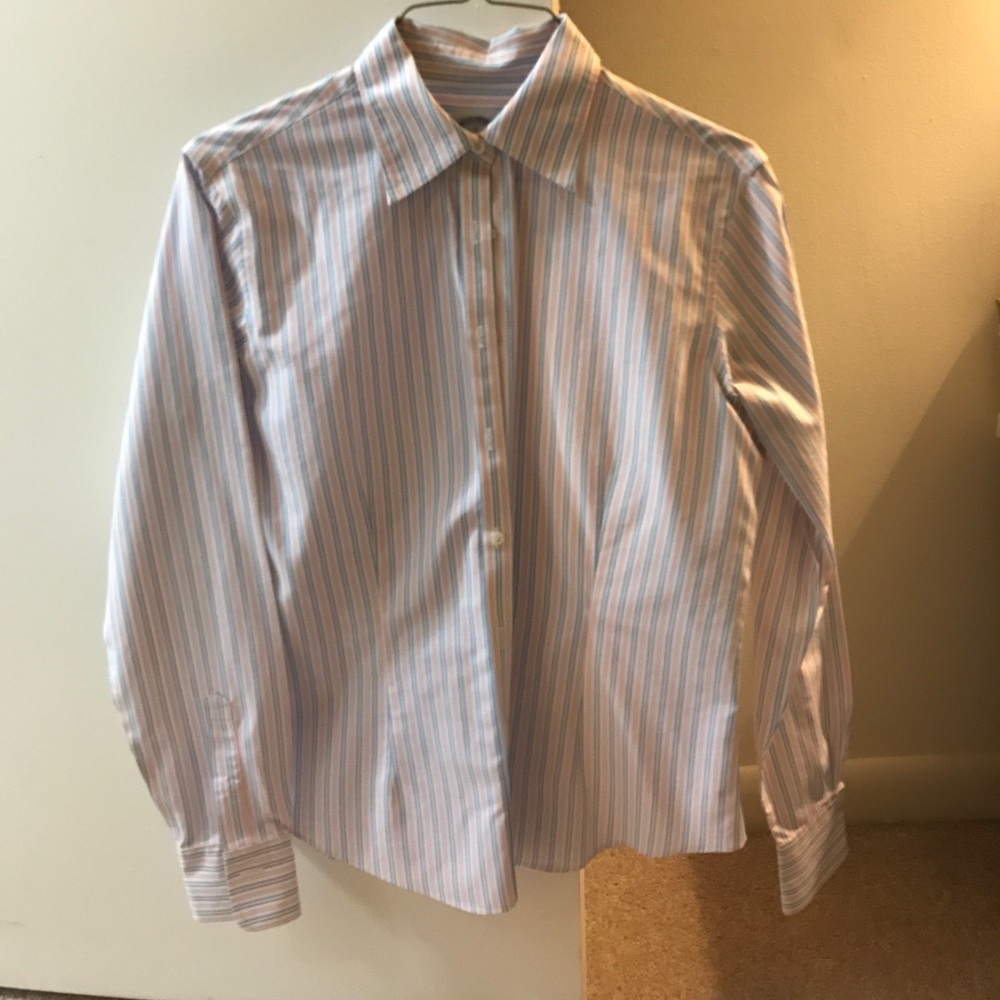 Brooks brothers fitted non iron button down shirt