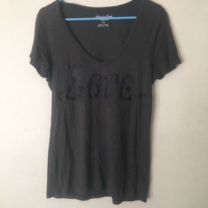 New American Eagle LOVE Tee Size Large