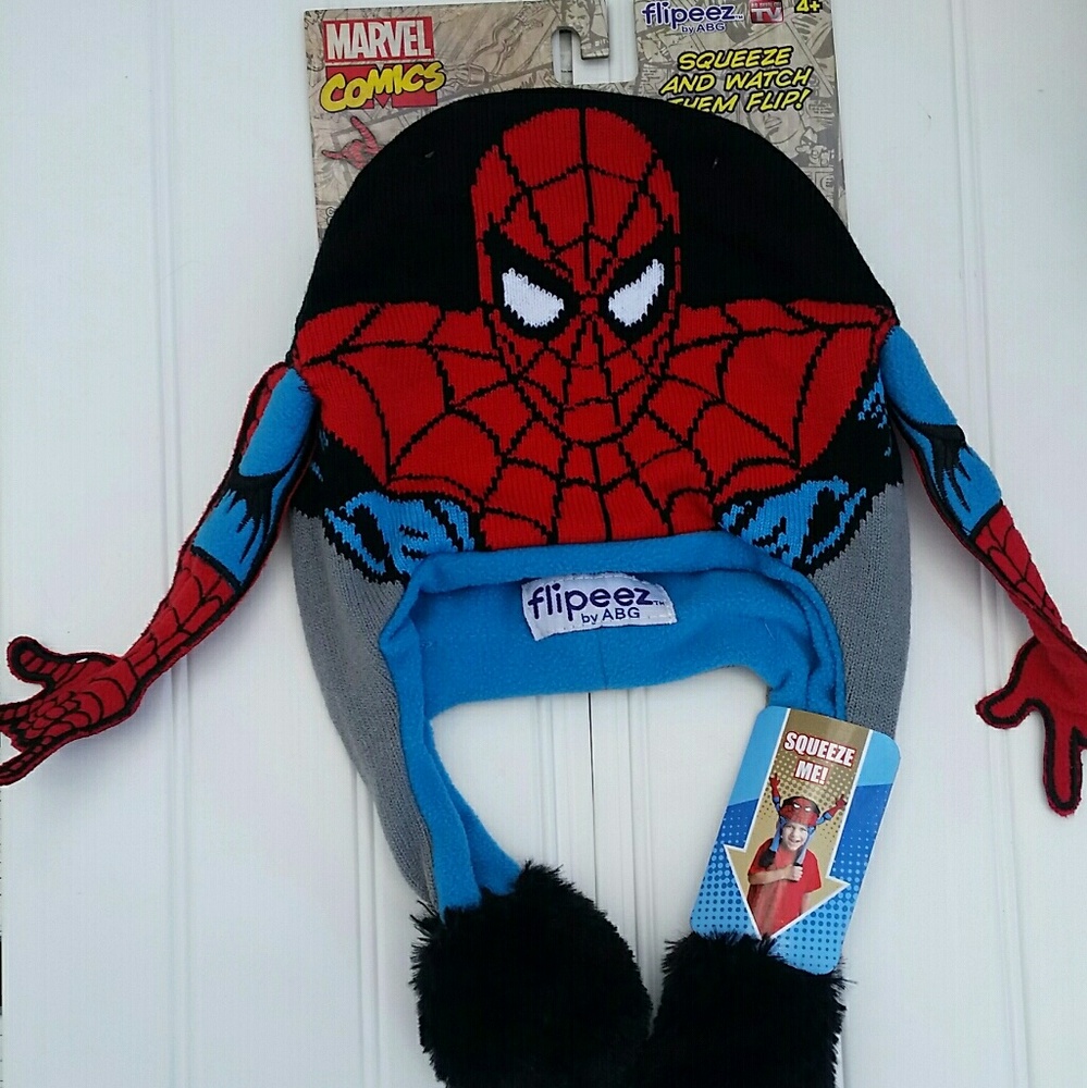 Spiderman flipeez beanie hat