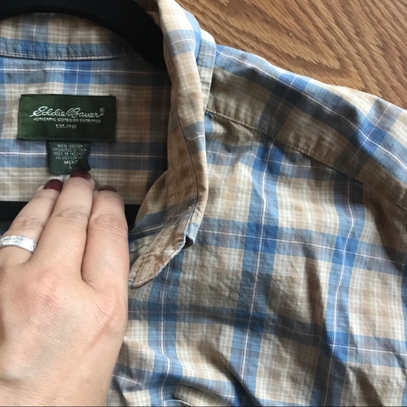 Eddie Bauer Button Down Shirt Large Men’s - Picture 7 of 7