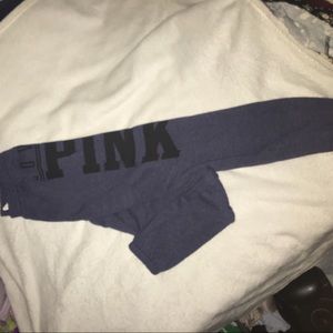 Victoria Secret VS Pink dark blue sweatpants
