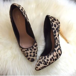 Leopard high heels