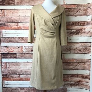 NWT.Tahari  • gold Dress• size 8