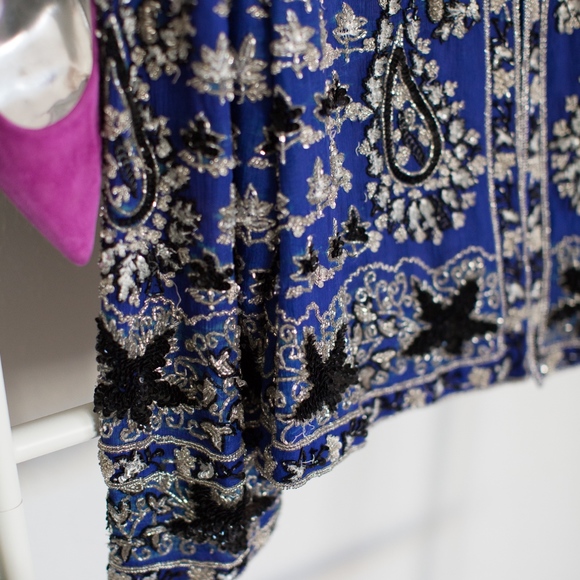 Adrianna Papell 90s Vintage Beaded Jacket - Picture 4 of 6