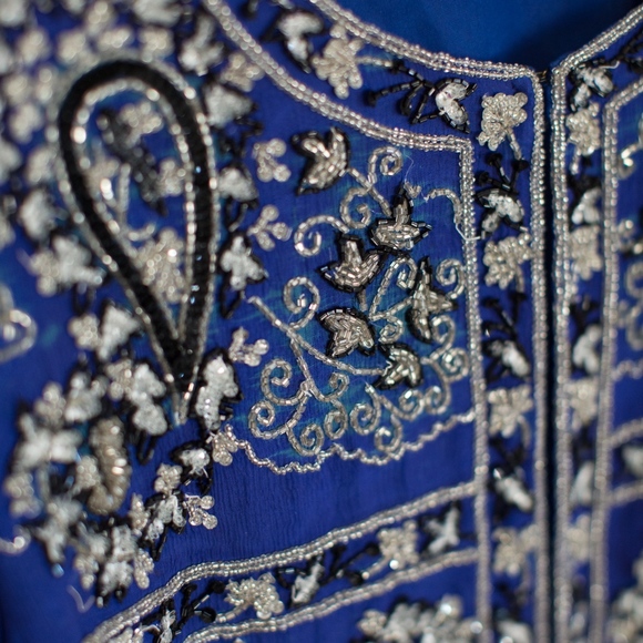 Adrianna Papell 90s Vintage Beaded Jacket - Picture 5 of 6