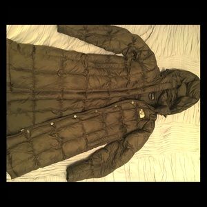 Olive Green North Face Metropolis Parka