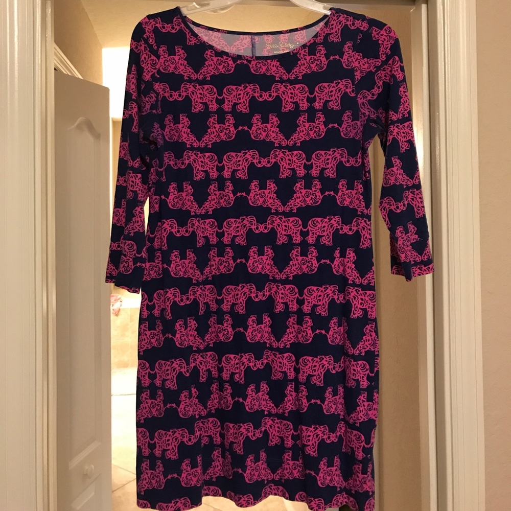 Lilly Pulitzer elephant print dress