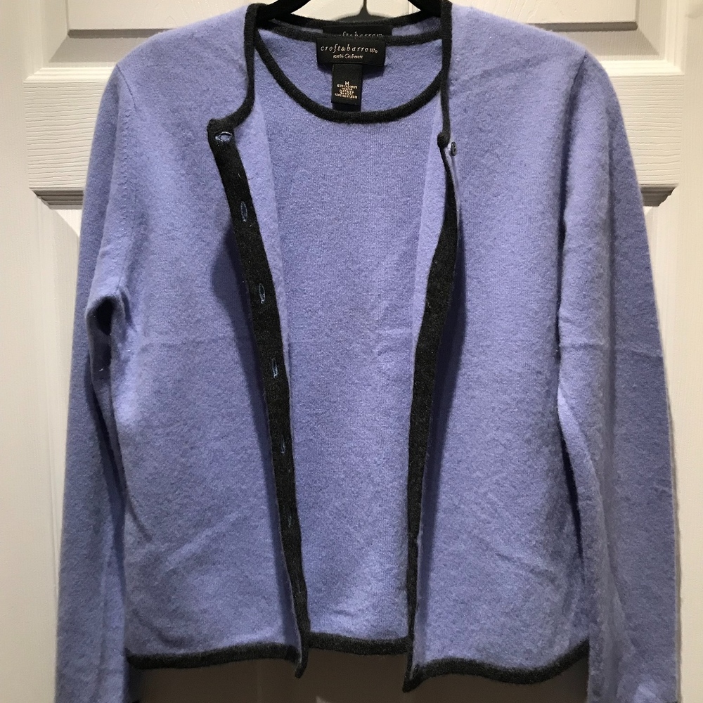 100% Cashmere Twin sweater set SIZE M