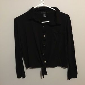 Forever 21 Longsleeve Crop Top