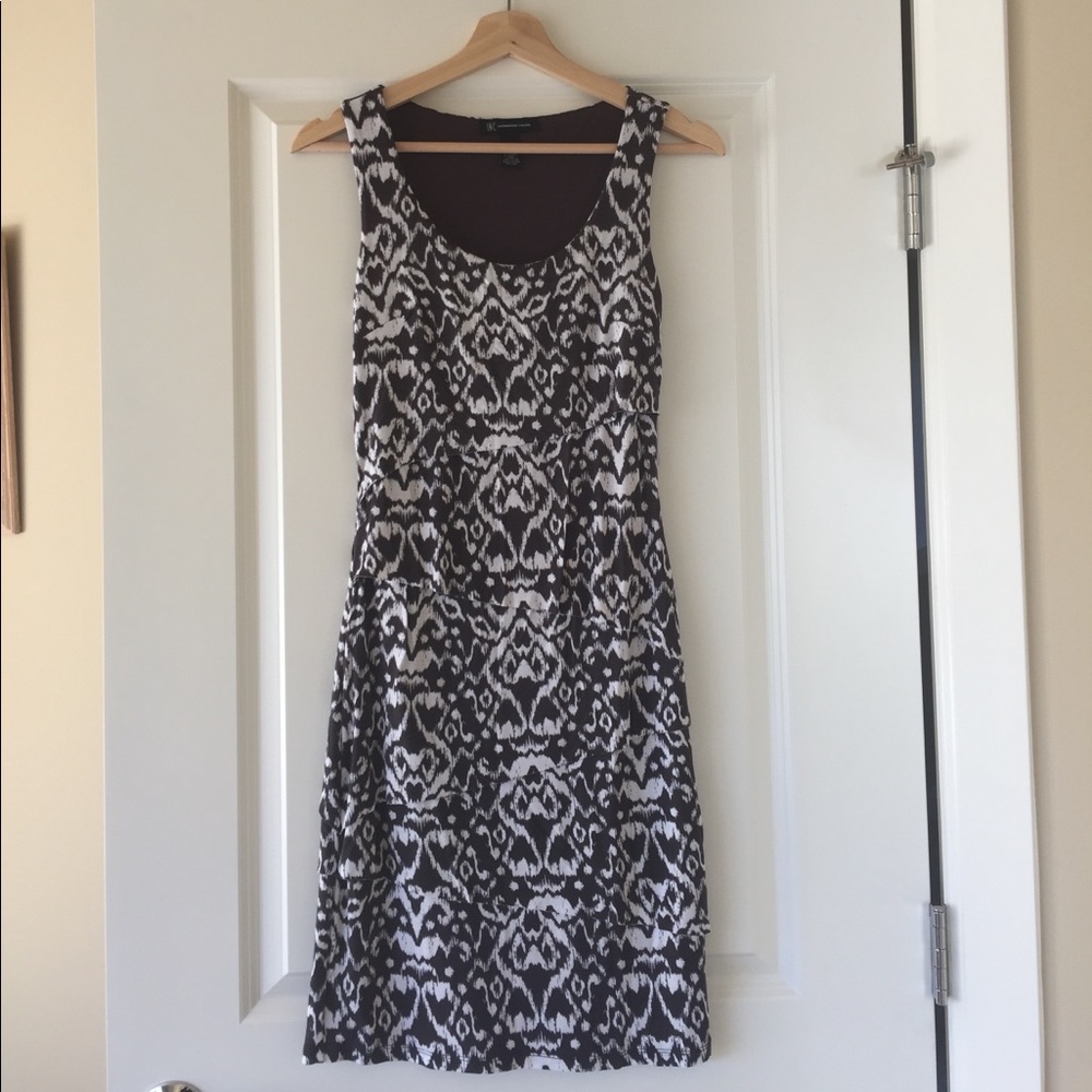 I-N-C International Concepts Brown/white dress XS