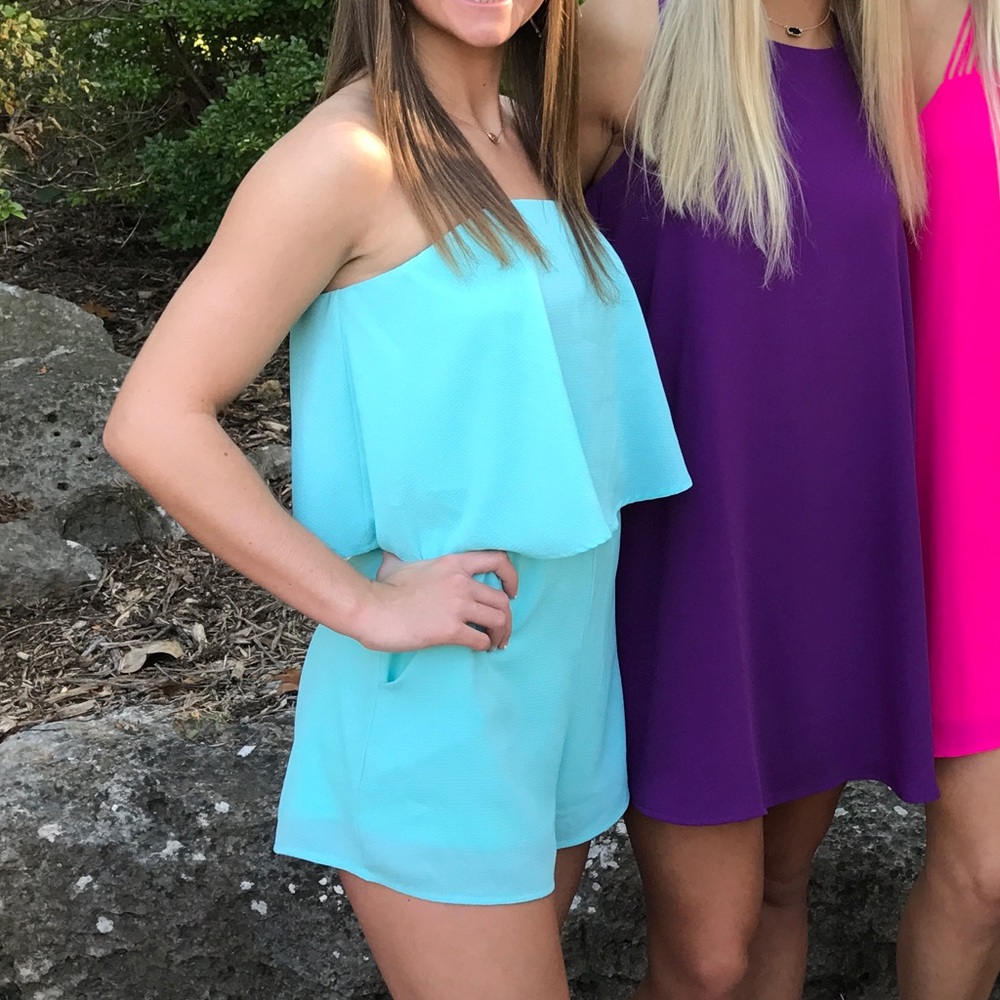 Turquoise romper - Picture 3 of 3