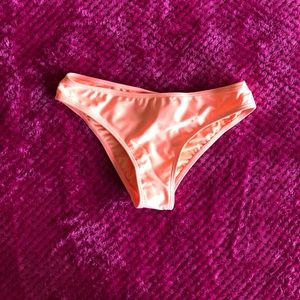 Orange bathing suit bottom